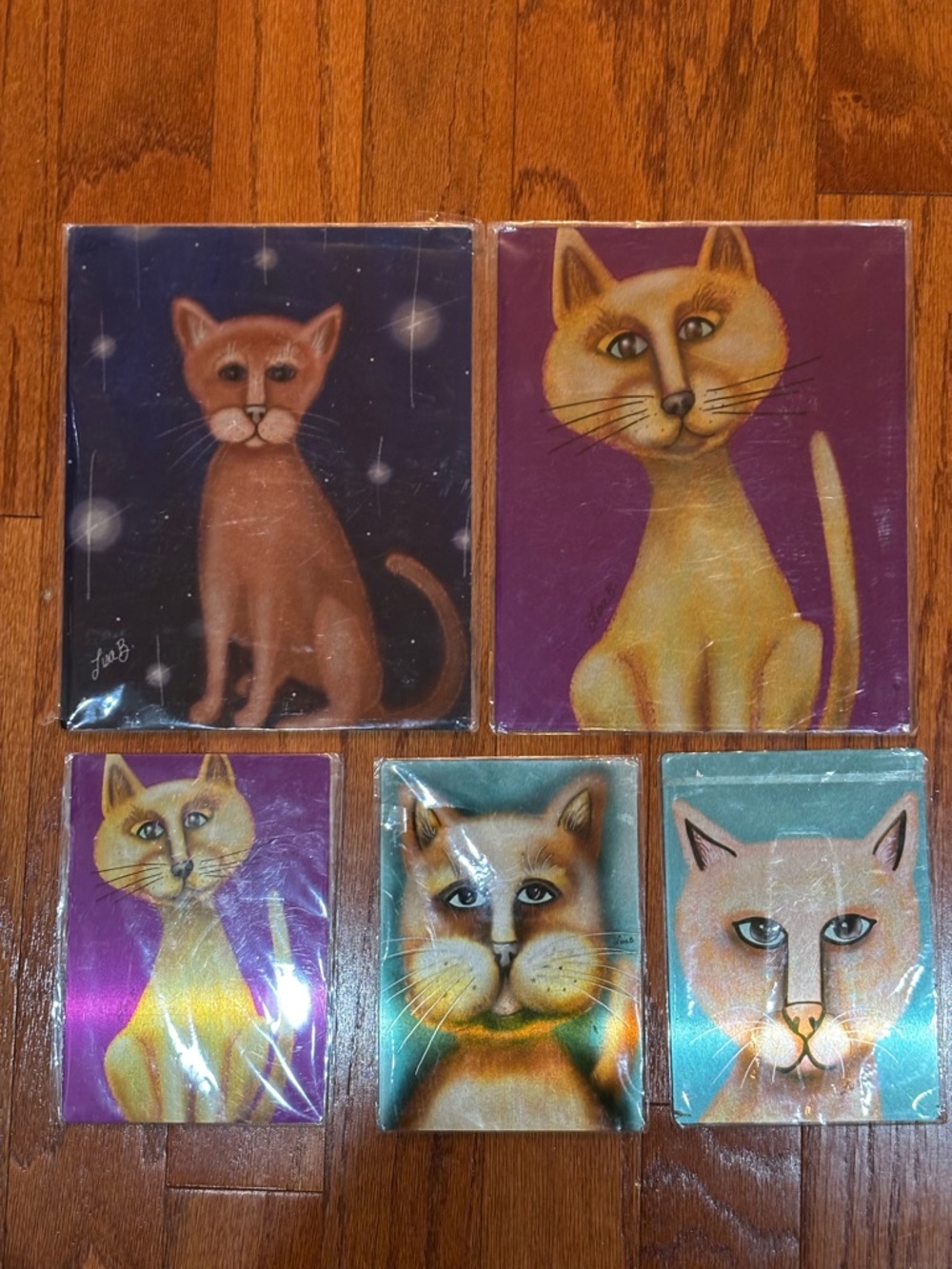 Handcrafted Metal Cat Art Prints -